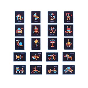 Coffret 92 formes magnétiques