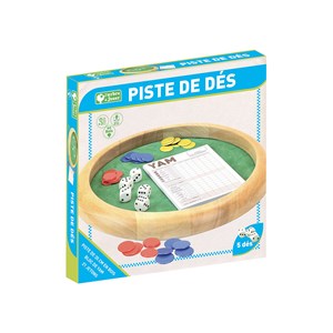 Piste de dés en bois