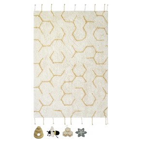 Tapis de jeu lavable pollinisation