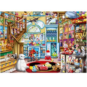 Puzzle magasin de jouets disney 1000p