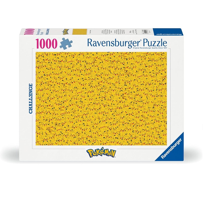 Challenge puzzle pikachu 1000 pcs