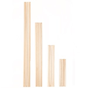 Baguettes en bois trigonos