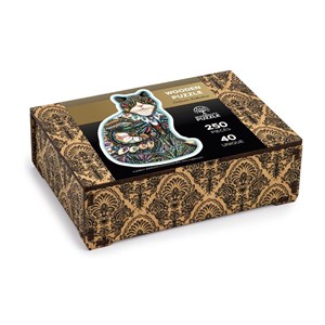 Puzzle en bois chat aux bijoux 250 pcs