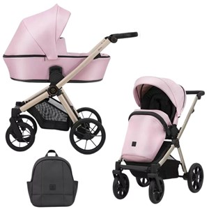 Poussette brav 2in1 bre-15 baby pink eco