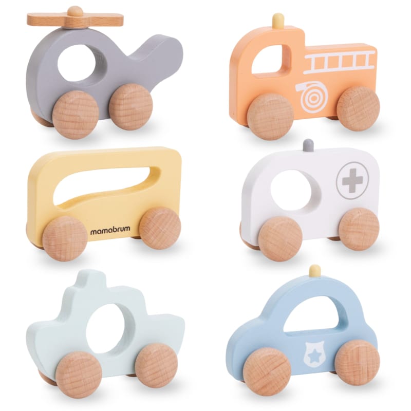 Voiture enfant bois, jeux d'imagination (Mamabrum) - Image 2