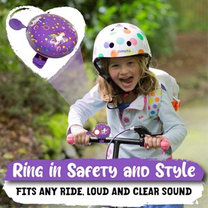 Accessoire sonnette de vélo licorne s