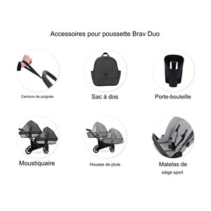 Poussette brav duo 2in1 bd-06 cream
