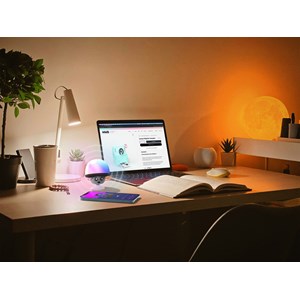 Enceinte bluetooth lumineuse silicone megamush noire - mob