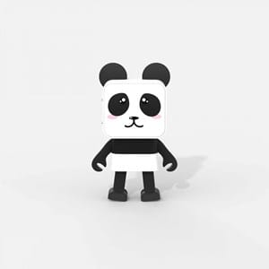 Dancing animal panda