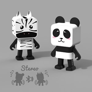 Dancing animal panda