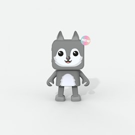 Dancing animal loup
