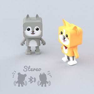 Dancing animal loup