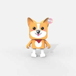 Dancing animal corgi