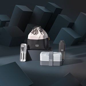 Lunch box rectangle 2x500ml dimensions