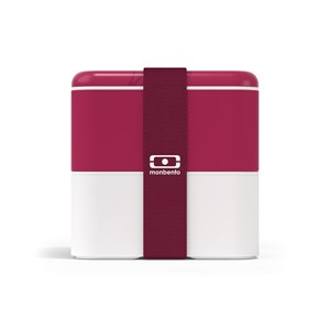 Lunch box carrée 2x850ml magnolia