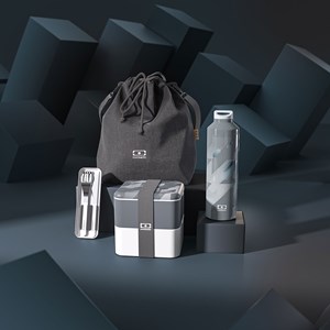 Lunch box carrée 2x850ml dimensions