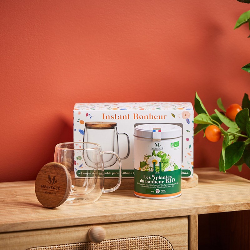 Coffret cadeau tisane instant bonheur