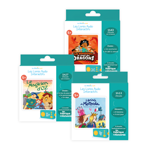 Lunii – pack 3 livres audio