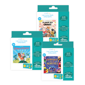 Lunii – pack 3 livres audio