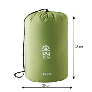 Sac de couchage loisir gris et vert