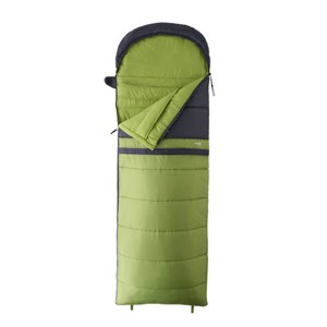 Sac de couchage loisir confort gris vert