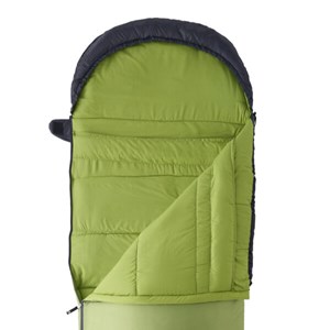 Sac de couchage loisir confort gris vert