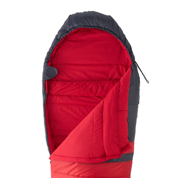 Sac De Couchage Momie Robuste Tough Outdoors - Rouge - Taille Large - Toutes Saisons - Occasion