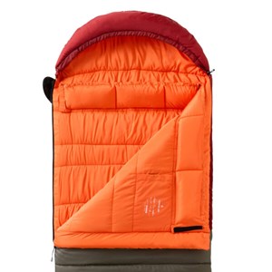 Sac de couchage 190 gris et rouge