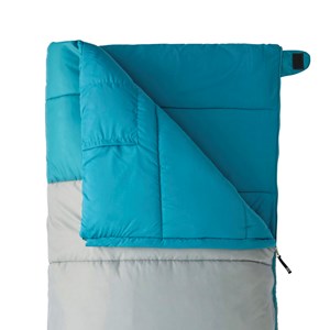 Sac de couchage loisir gris et bleu