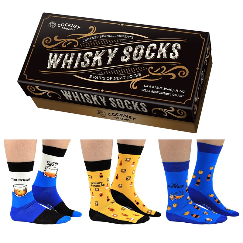 Coffret cadeau whisky chaussette