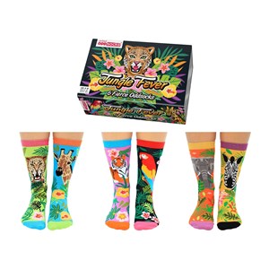 Boîte cadeau chaussettes jungle fever