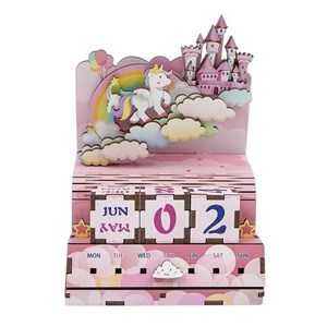 Calendrier de puzzle en bois bricolage,