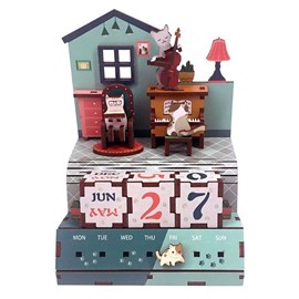 Calendrier puzzle en bois diy th