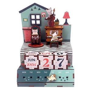 Calendrier puzzle en bois diy the cats m