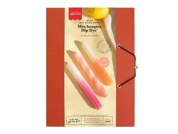 Diy home déco mes bougies dip