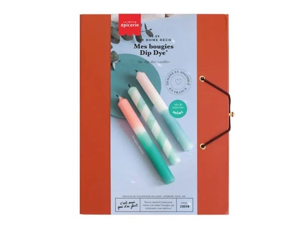 Diy home déco mes bougies dip