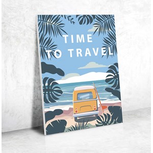 Peinture au numero time to travel graine