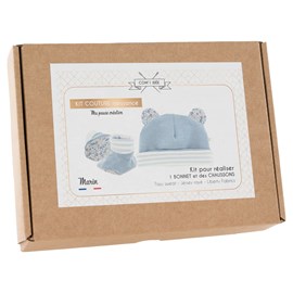 Kit de couture naissance bonnet