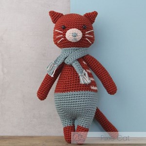 Kit amigurumi crochet - chat pixie