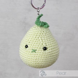 Kit crochet amigurumi - porte clefs poir