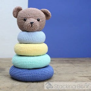 Kit amigurumi crochet   jeu ours