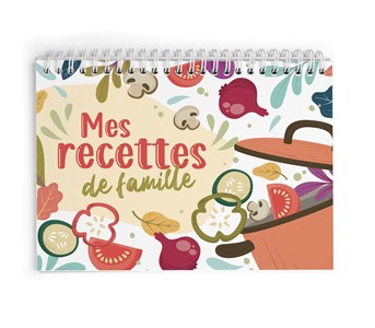 Kit carnet mes recettes de famil