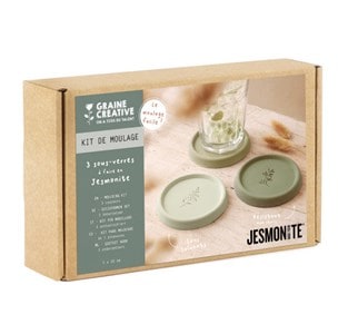 Kit 3 sous verres avec motif jesmonite &