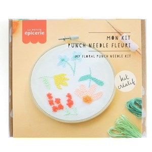 Kit mkmi - mon kit punch needle fleuri