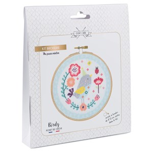 Kit point de croix - birdy com'1