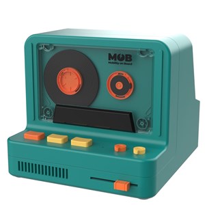 Mob - enceinte bluetooth rétro rs-80 - design années 80