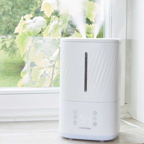 Lanaform - Humidificateur d'air vapeur chaude et froide, 3 intensités, mode nuit silencieux