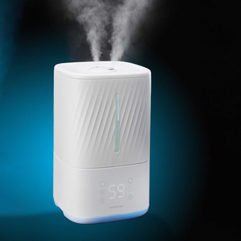 Humidificateur d'air vapeur chaude et froide, 3 intensités, mode nuit silencieux (Lanaform) - Image 3