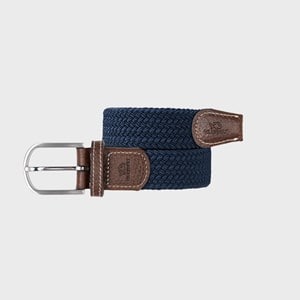 Ceinture tressée bleu ardoise - t2