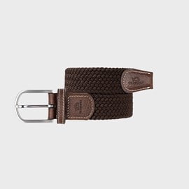 Ceinture tressée marron feuille - t1